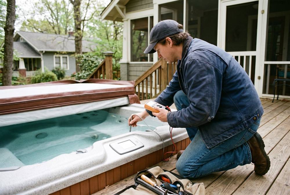 Testing tub operation